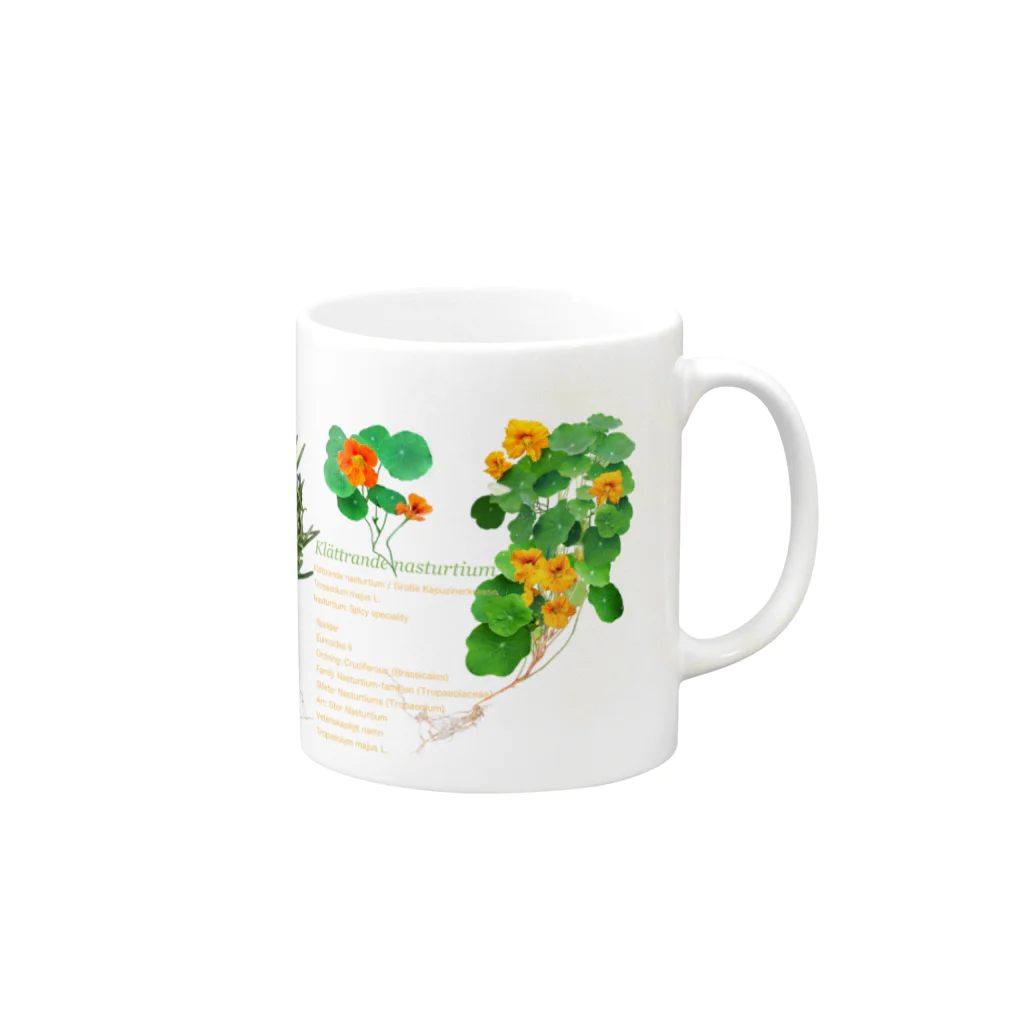 WeのHerbs Mug :right side of the handle