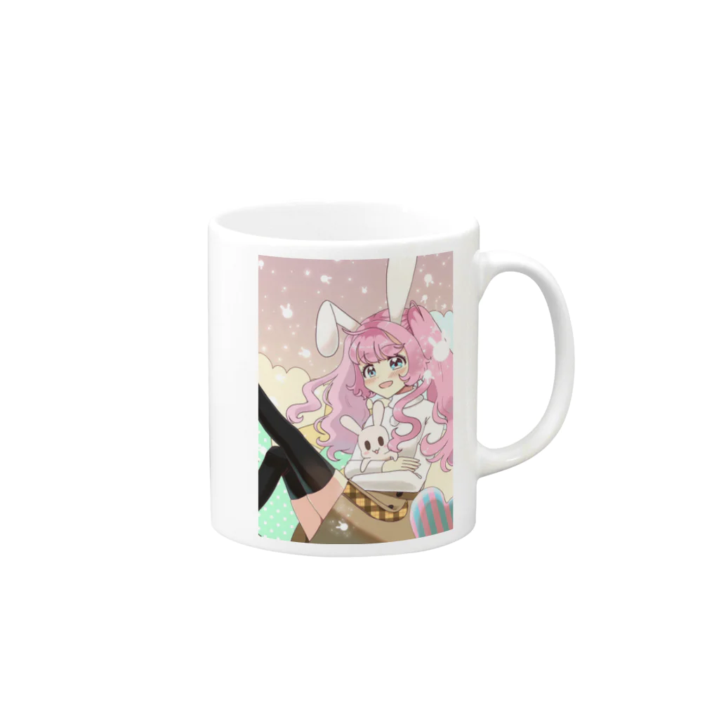 AILE江戸川のうさぎ2023 Mug :right side of the handle