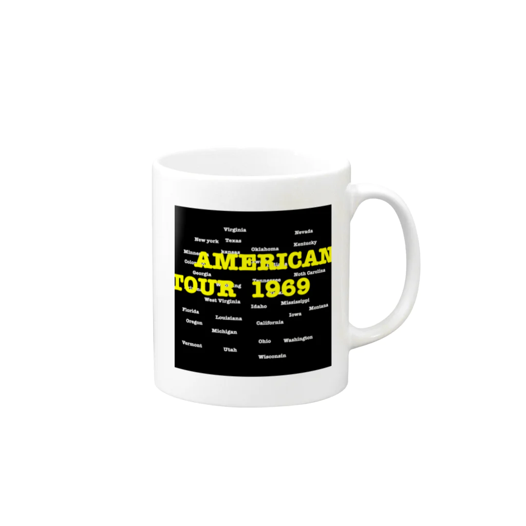 NEON_LINEのAMERICAN TOUR マグカップの取っ手の右面