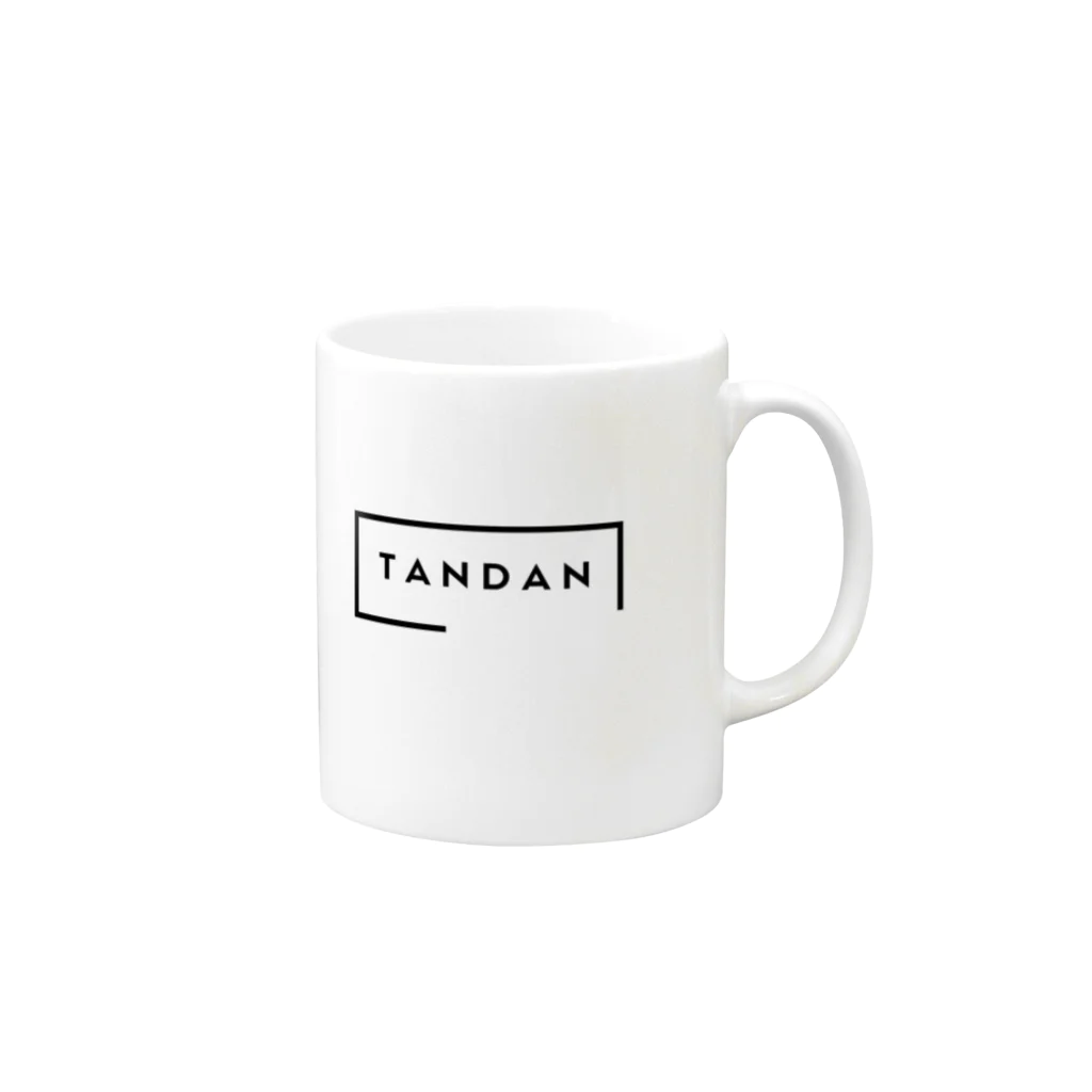 TANJOのTANDAN（単男）シンプルVer. Mug :right side of the handle