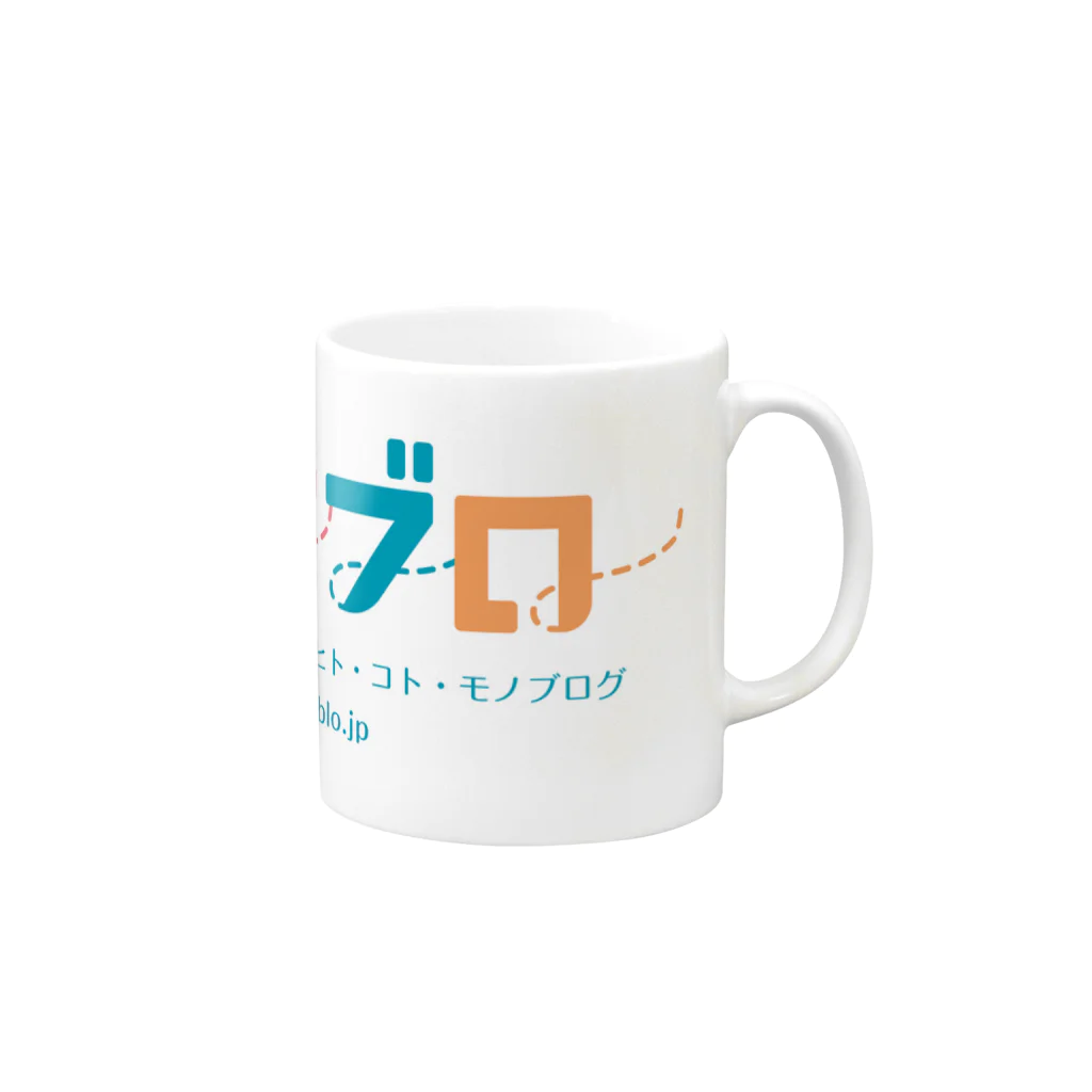 フクブロのフクブロ Mug :right side of the handle