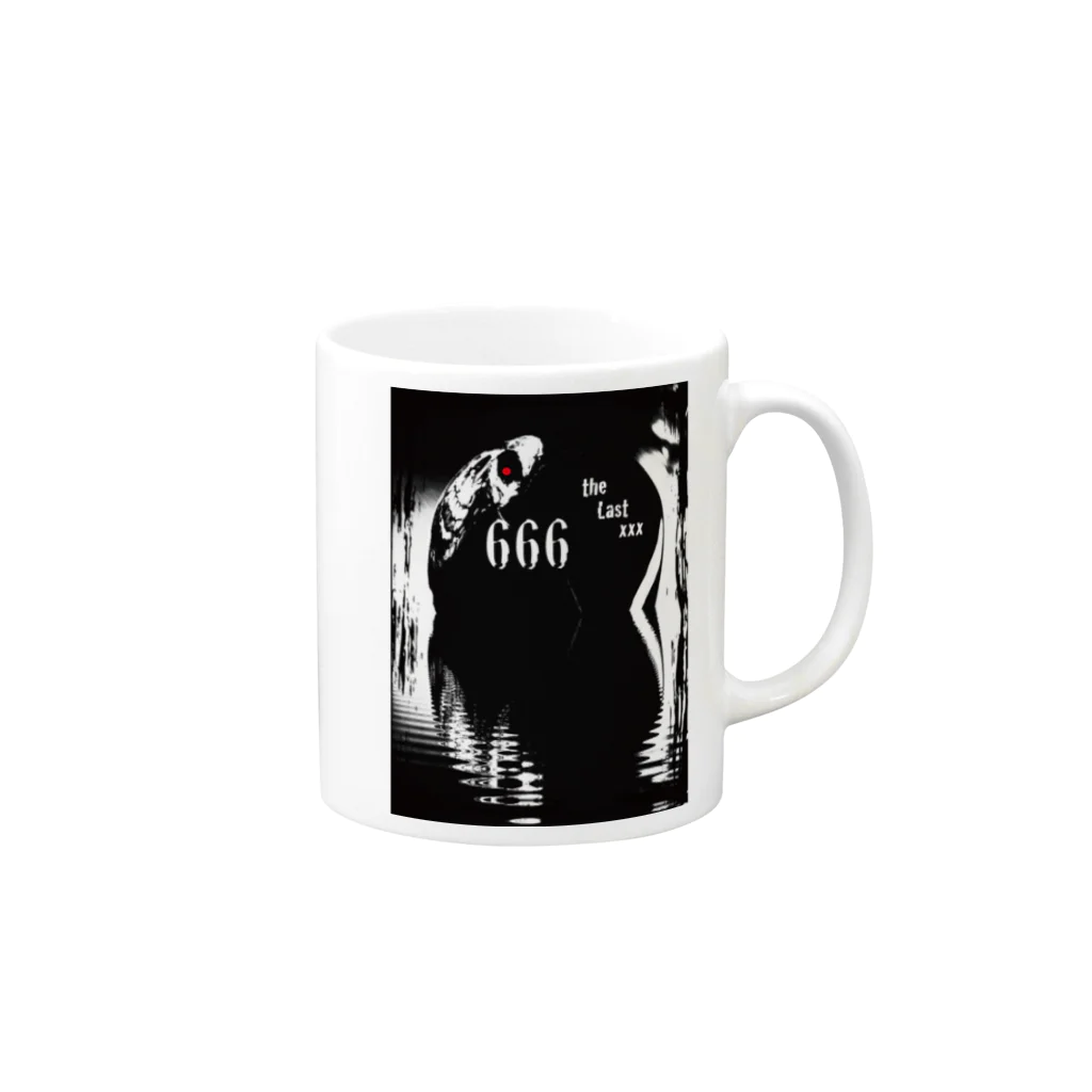 L-cotの６６６ Mug :right side of the handle