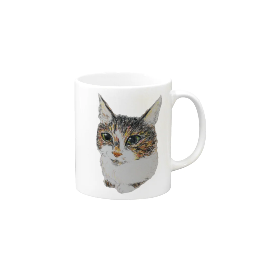 gentianのうちのねこ Mug :right side of the handle