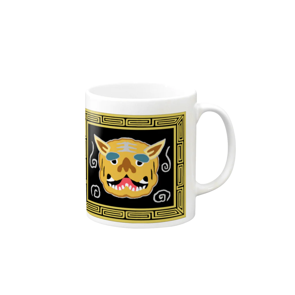 ヒガンバナのキョンC Mug :right side of the handle