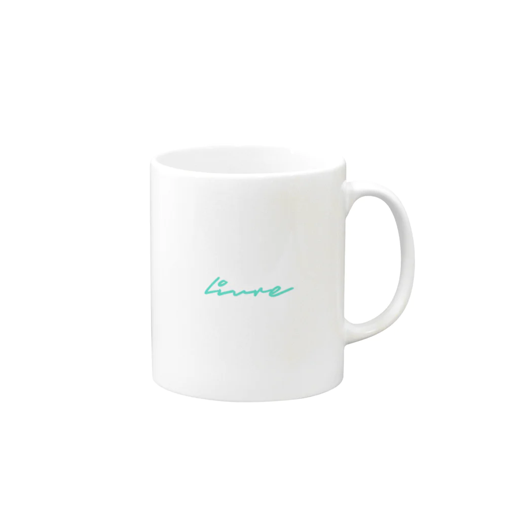 太宰治のリブレ２ Mug :right side of the handle