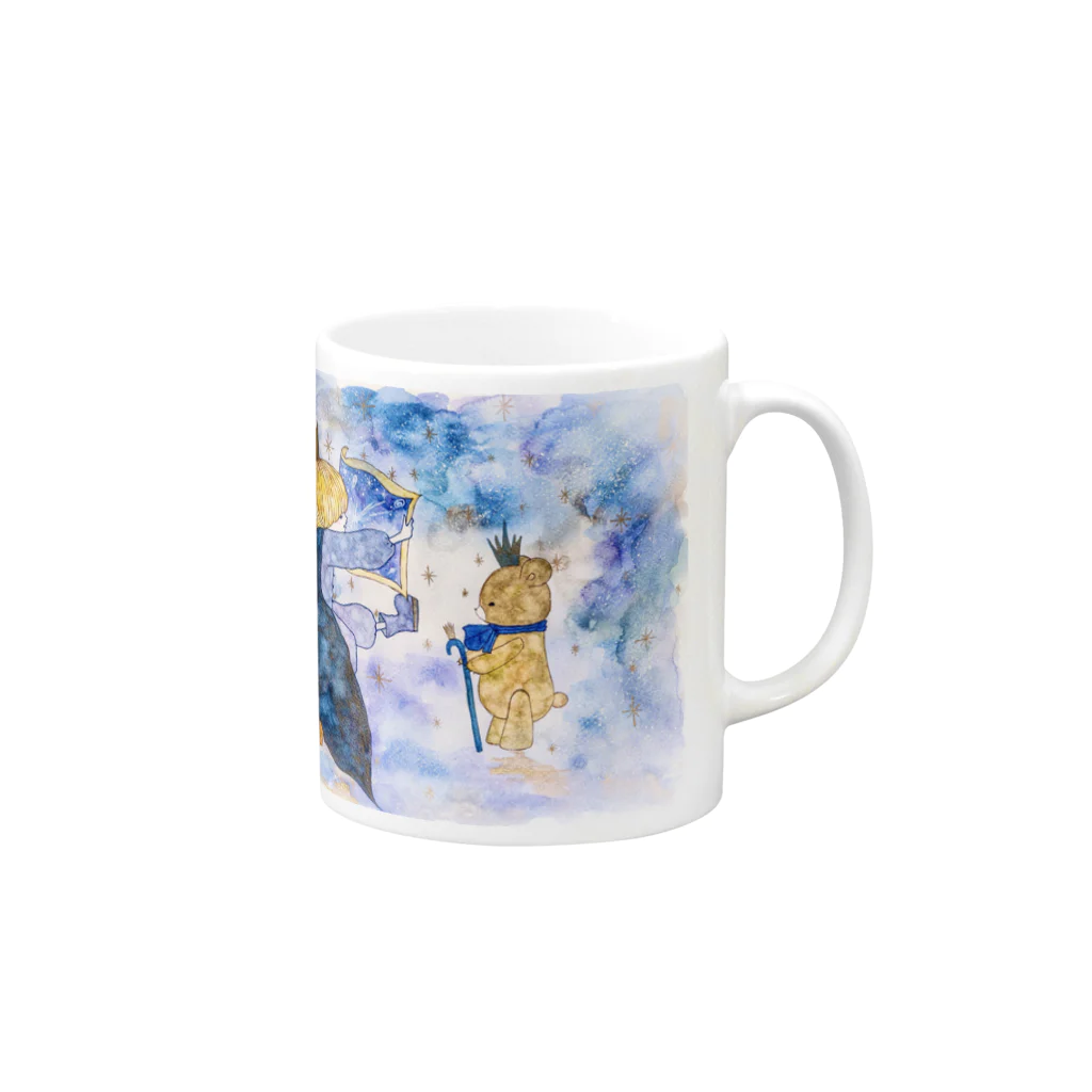 星空物語の星巡り Mug :right side of the handle