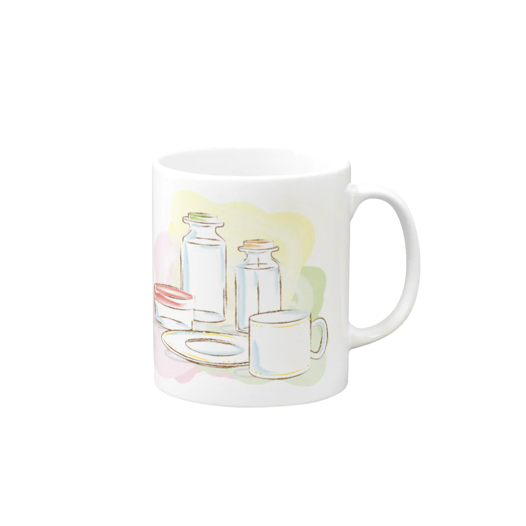 魅螺驅琉工房のenjoy your life Mug :right side of the handle