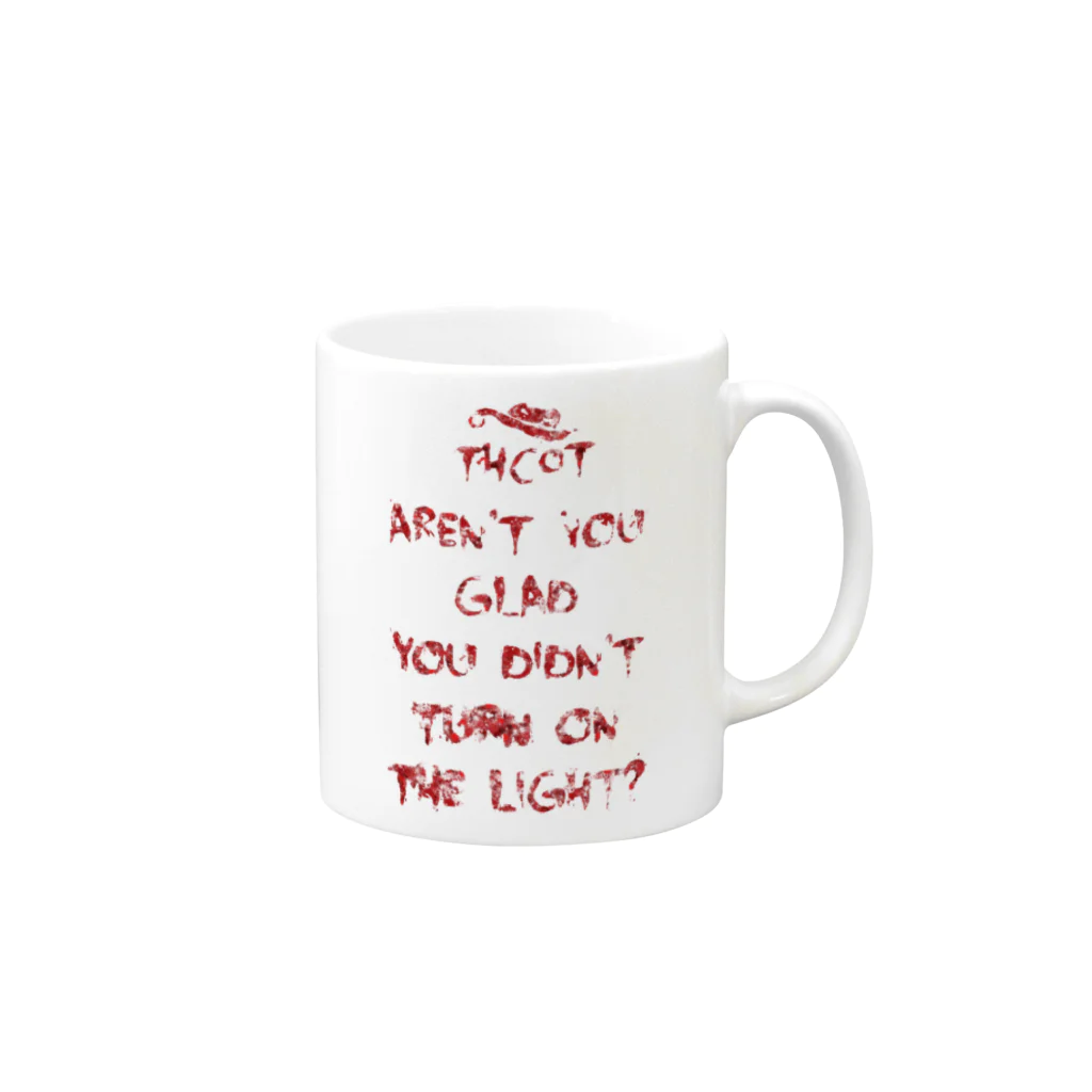 THCOT CLASSICS オカラジグッズ STOREのTHE Lights TC-033 Mug :right side of the handle