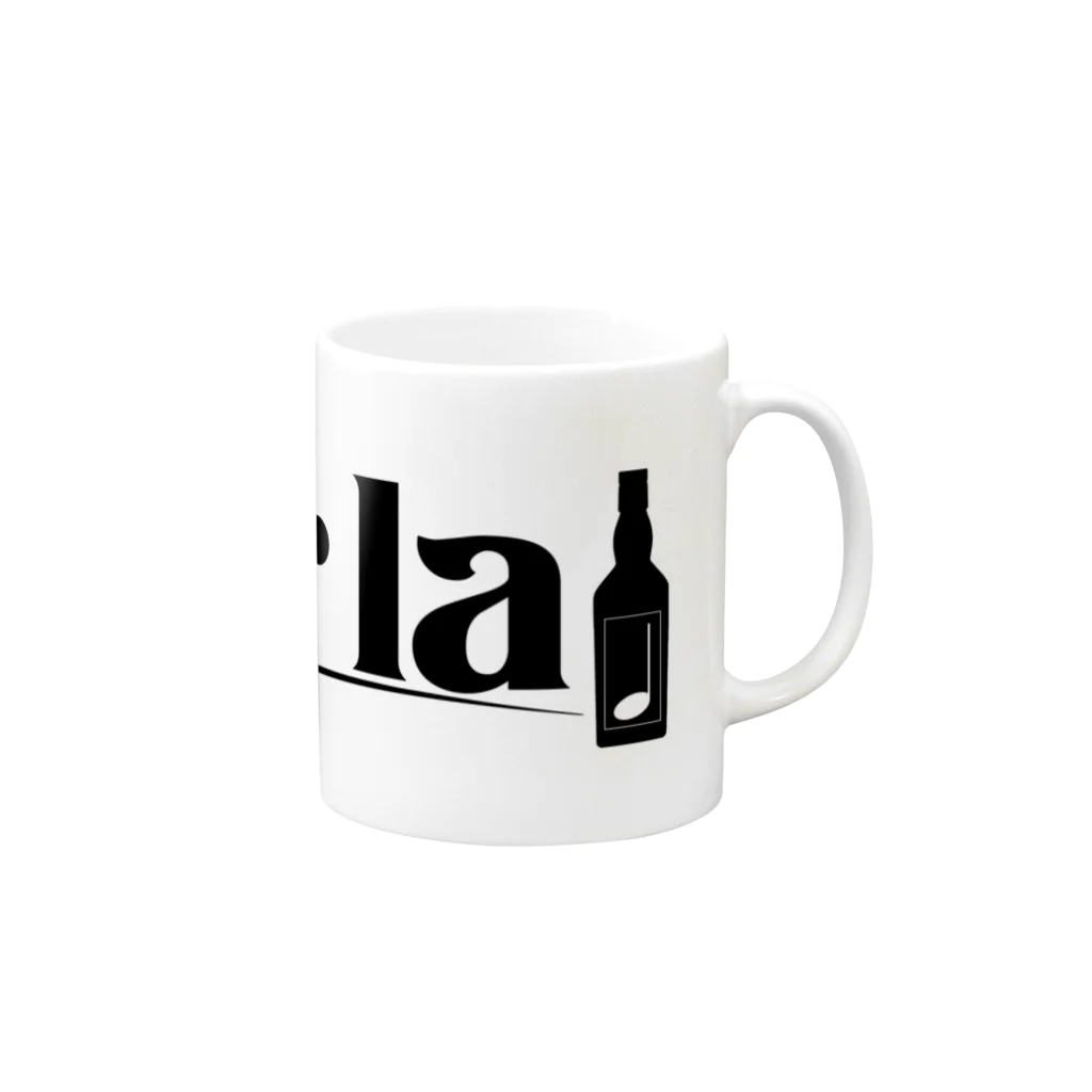 isla_laのIsla･laロゴマグカップ マグカップの取っ手の右面