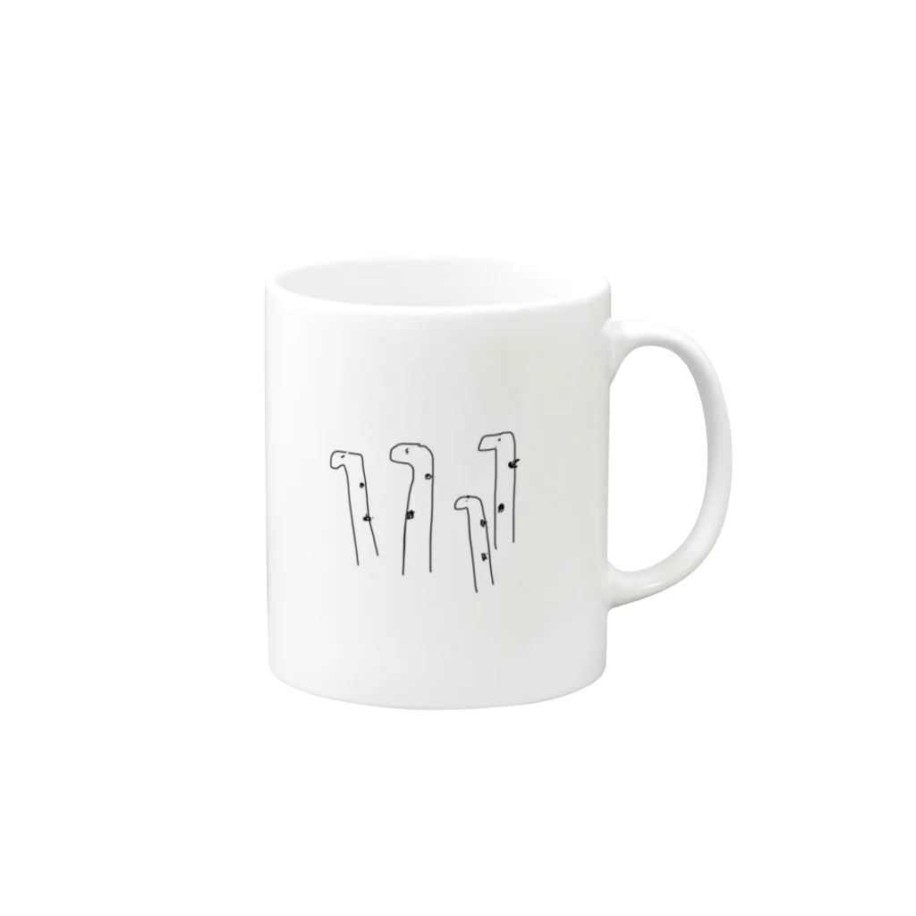 hinode_maruのﾁﾝｱﾅｺﾞ!　マグカップ Mug :right side of the handle