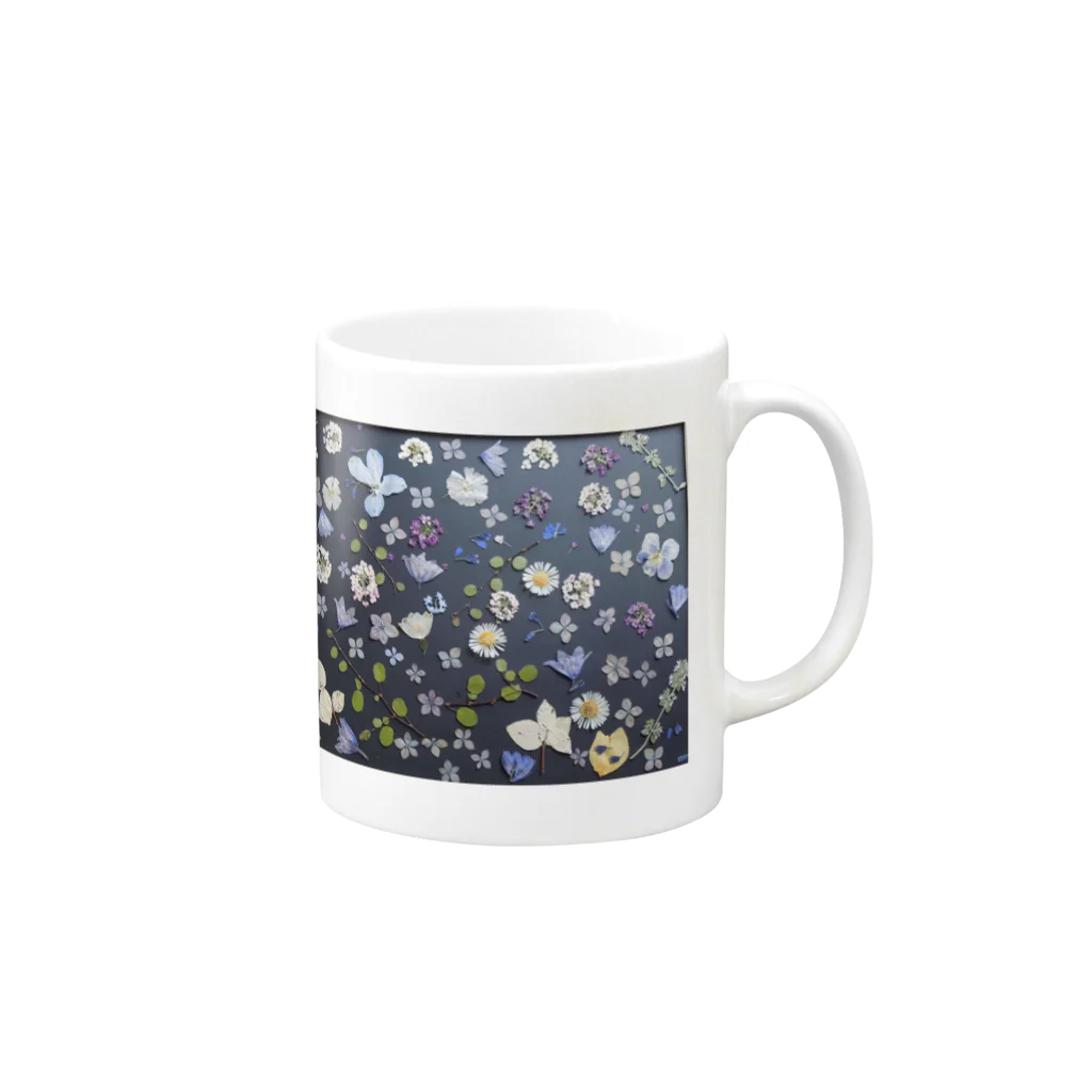 madein38の夜に咲く花　一番になりたい Mug :right side of the handle