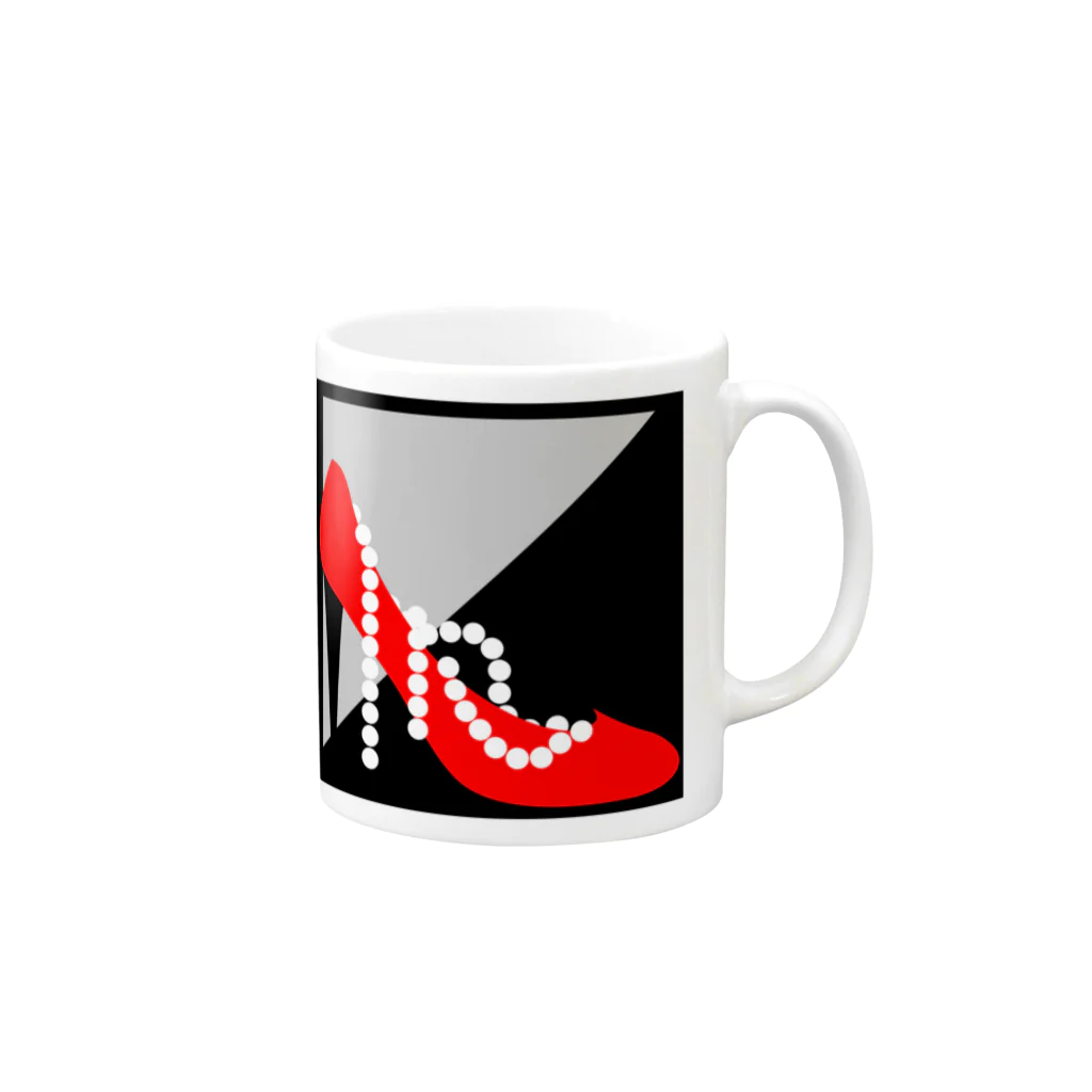 A33のヒール Mug :right side of the handle