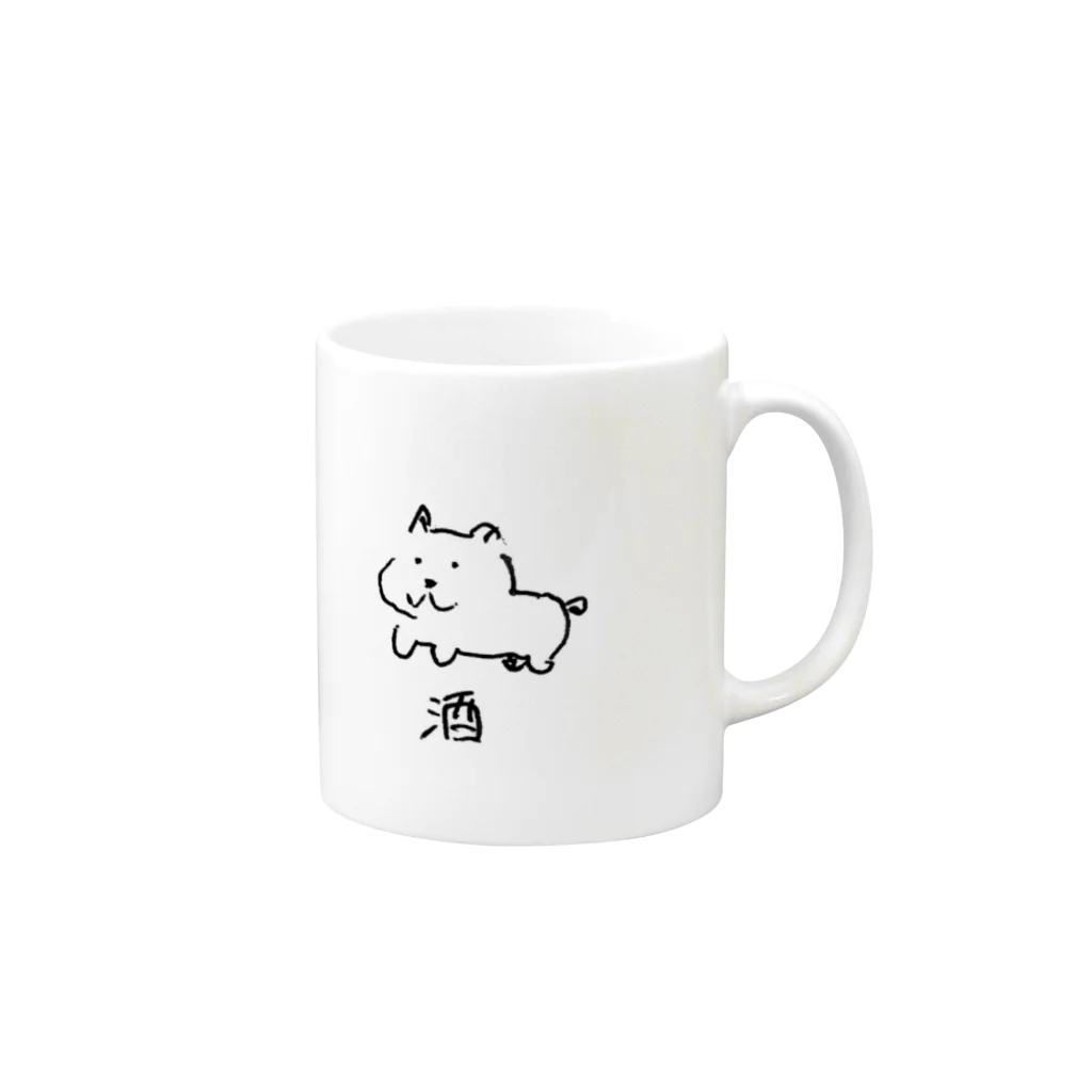 606の予定 Mug :right side of the handle