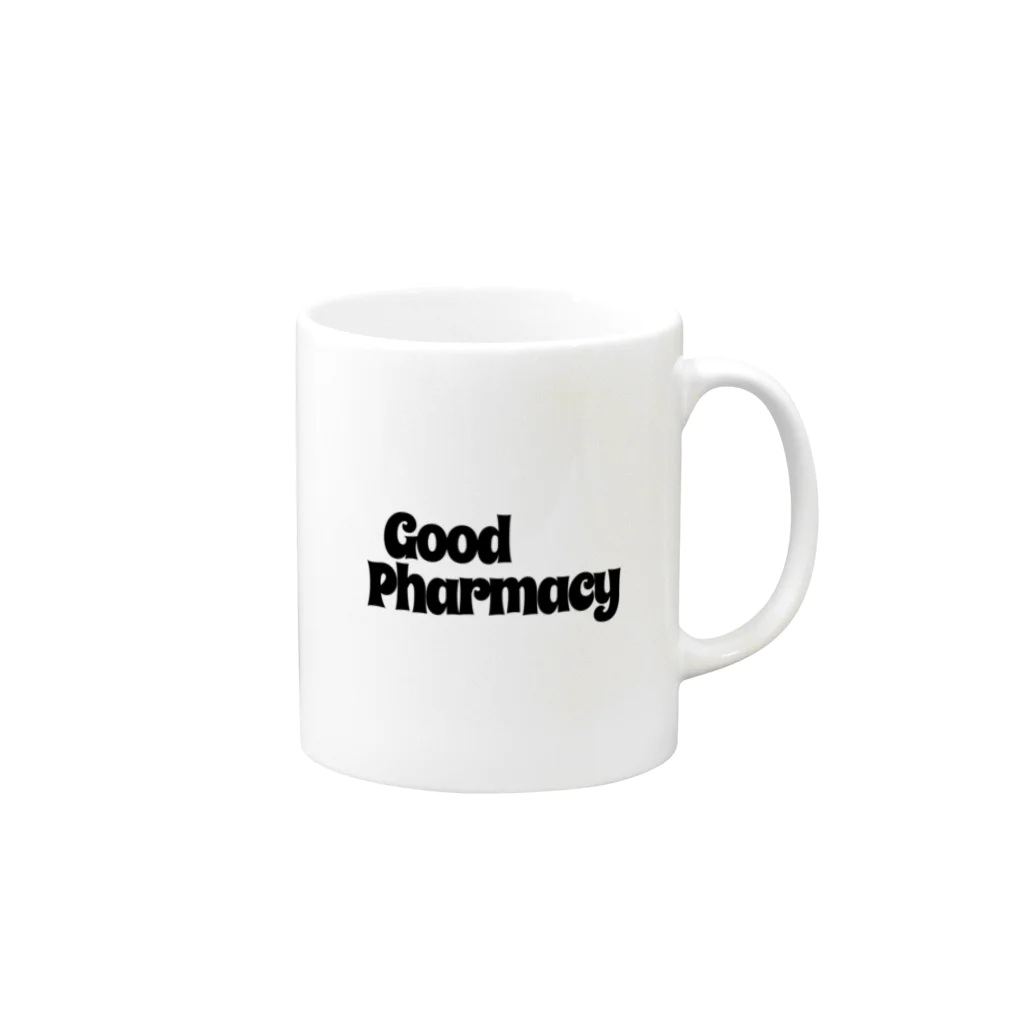 GoodvibesonlyのGood pharmacy  Mug :right side of the handle
