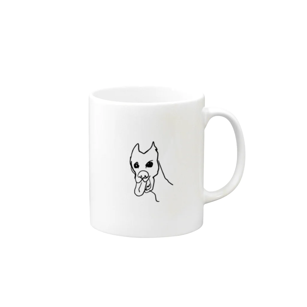 獅子丸解放党の獅子丸ファンキー Mug :right side of the handle