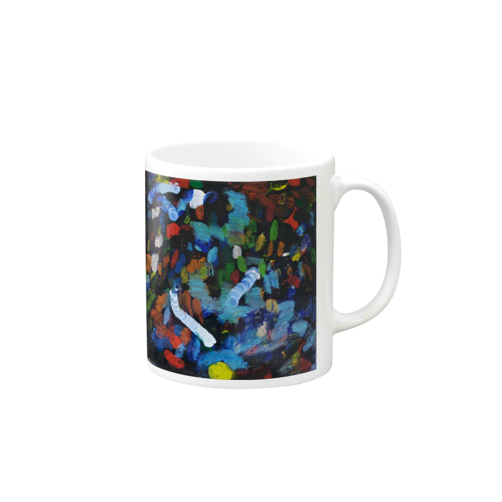 まちマチ　ワークスペース街(マーチ)のan Mug :right side of the handle