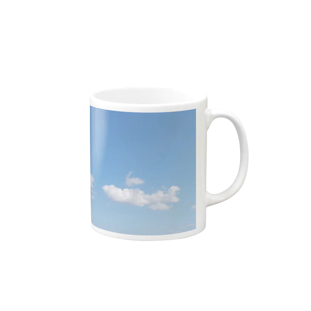 nikarasの春色の空 Mug :right side of the handle