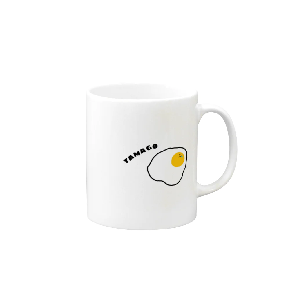 ファッションメンヘラのたまご Mug :right side of the handle