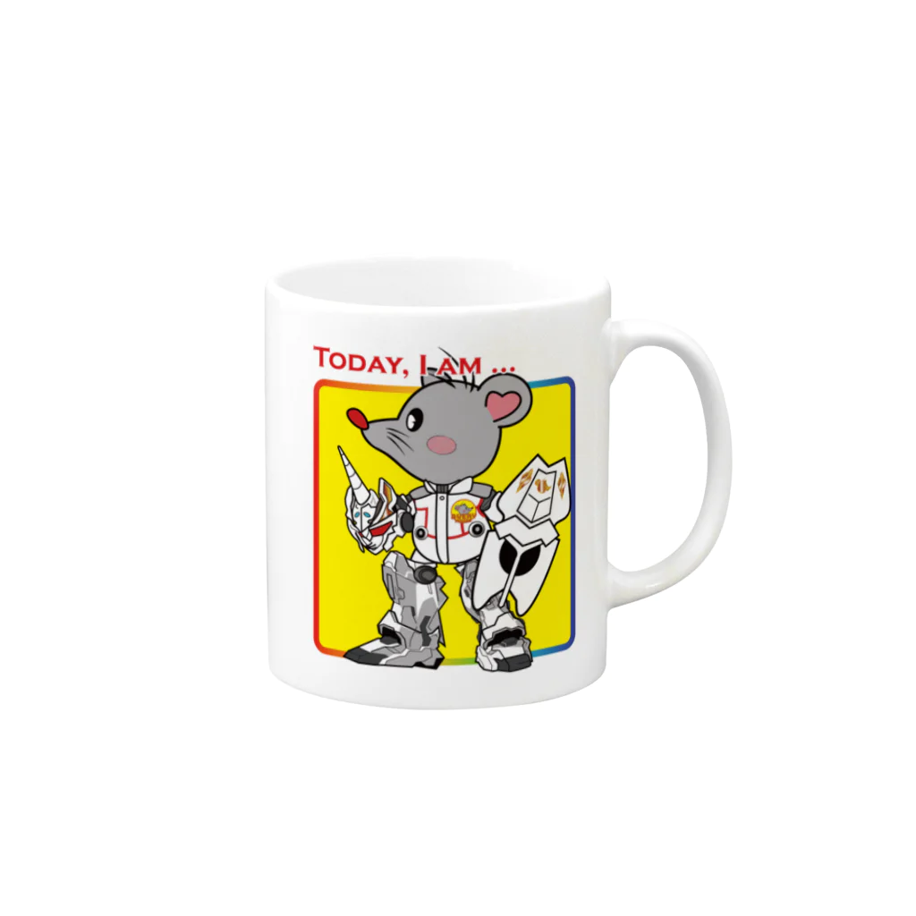 AVERY MOUSE - エイブリーマウスのコスプレイヤー - AVERY MOUSE (エイブリーマウス) Mug :right side of the handle