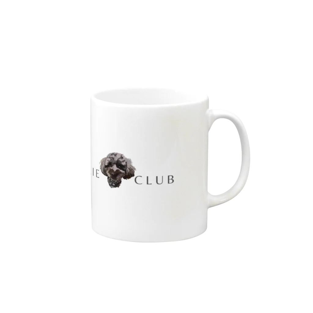 Charlie_clubの【アイテム誕生記念！】ZOOM犬チャーリー Mug :right side of the handle