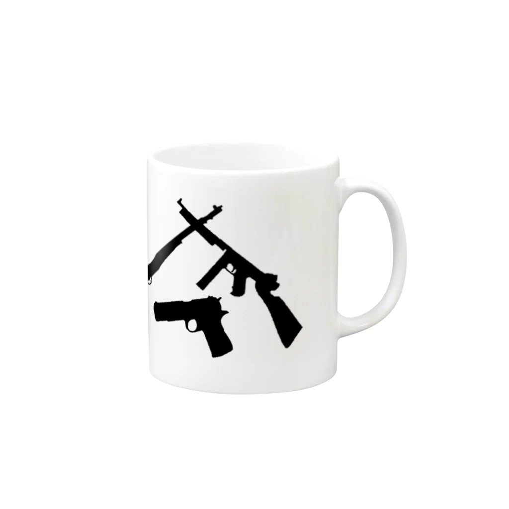 Lemuria243のスリーガンズ Mug :right side of the handle