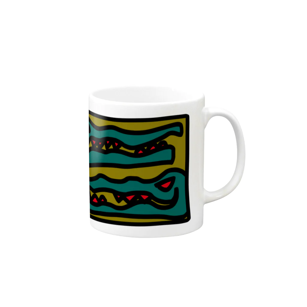 Jin's Shopのラクガキ Mug :right side of the handle