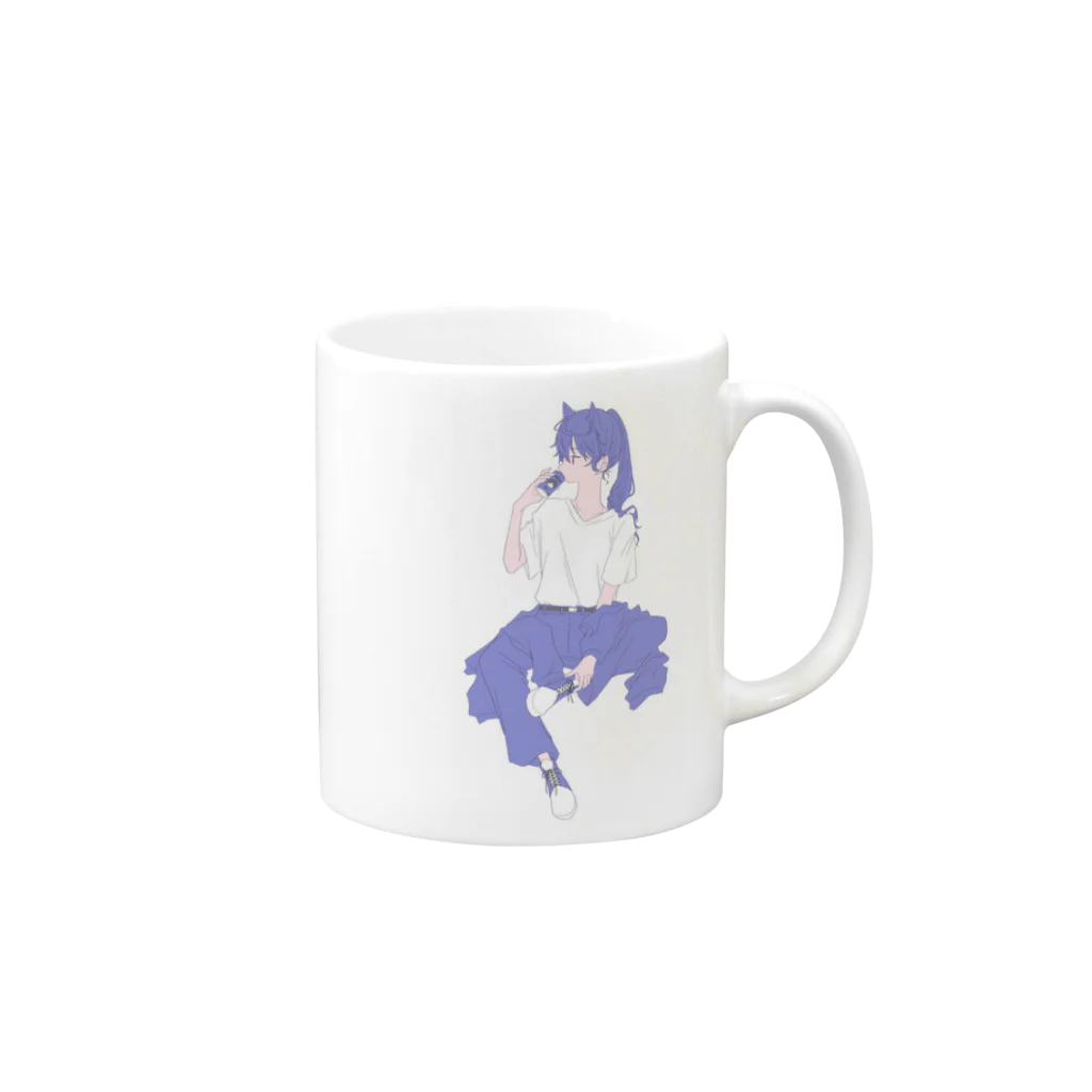 まぐなの雑貨屋のまぐなの雑貨店 Mug :right side of the handle