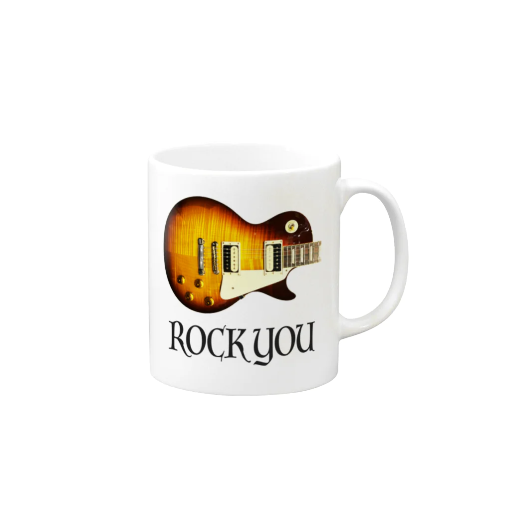 Kengo KitajimaのROCK YOU 背景透過 Mug :right side of the handle