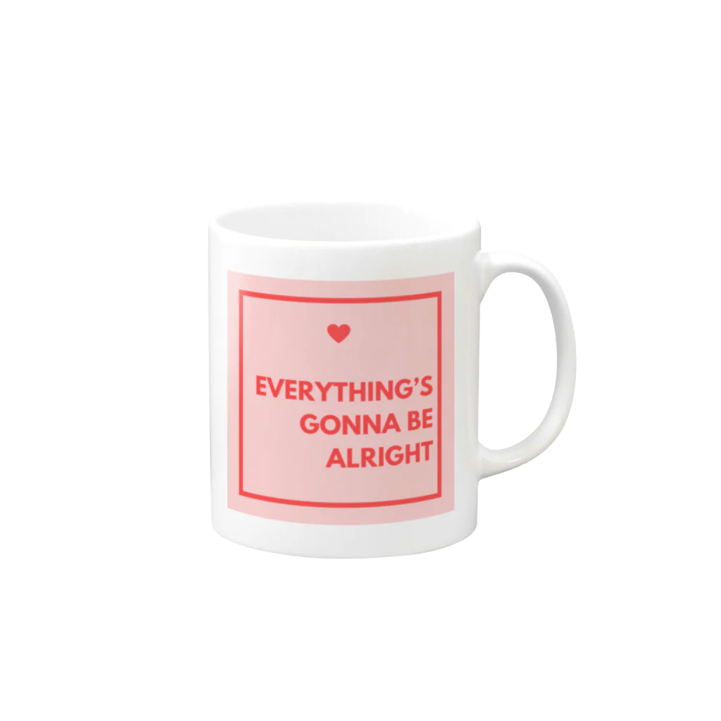 nico nico shopの🪄 Everything’s gonna be alright✨ Mug :right side of the handle