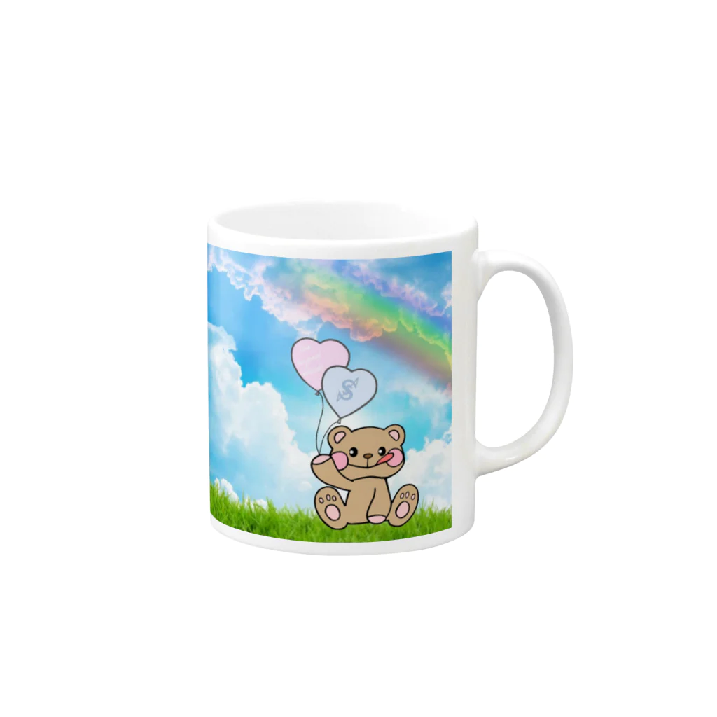 s.i.d.のs.i.d.青空SAISAIくん Mug :right side of the handle