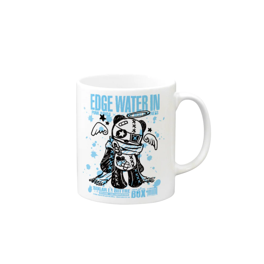 EDGE WATER IN officialのE.W.I Panda in side Mug マグカップの取っ手の右面