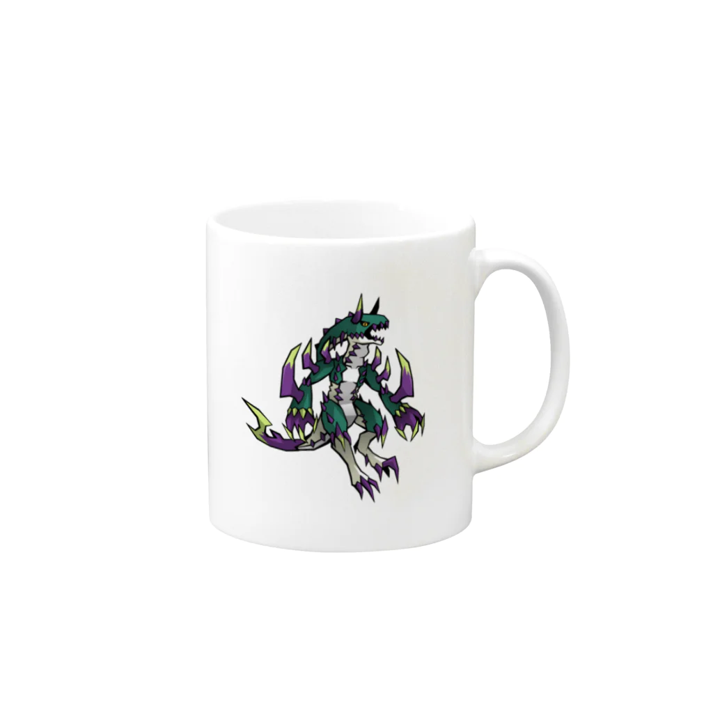 プレイタイムのニードラオン Mug :right side of the handle