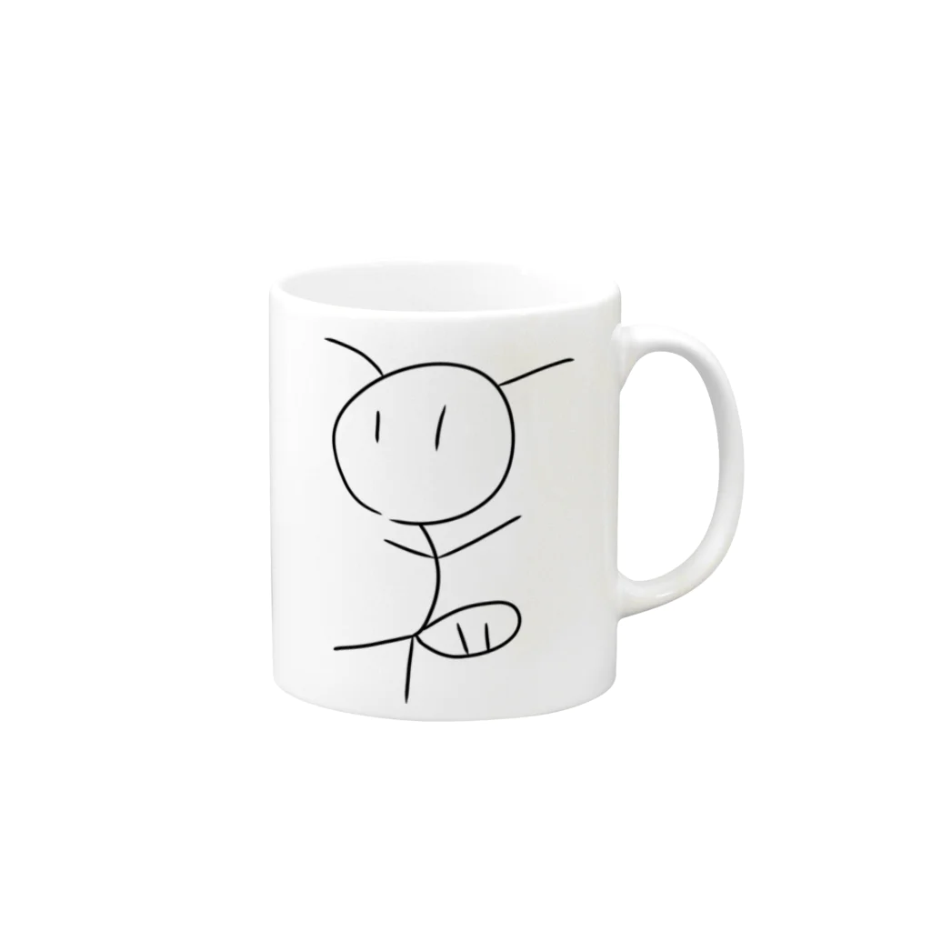 とこしえのアリちゃん2 Mug :right side of the handle