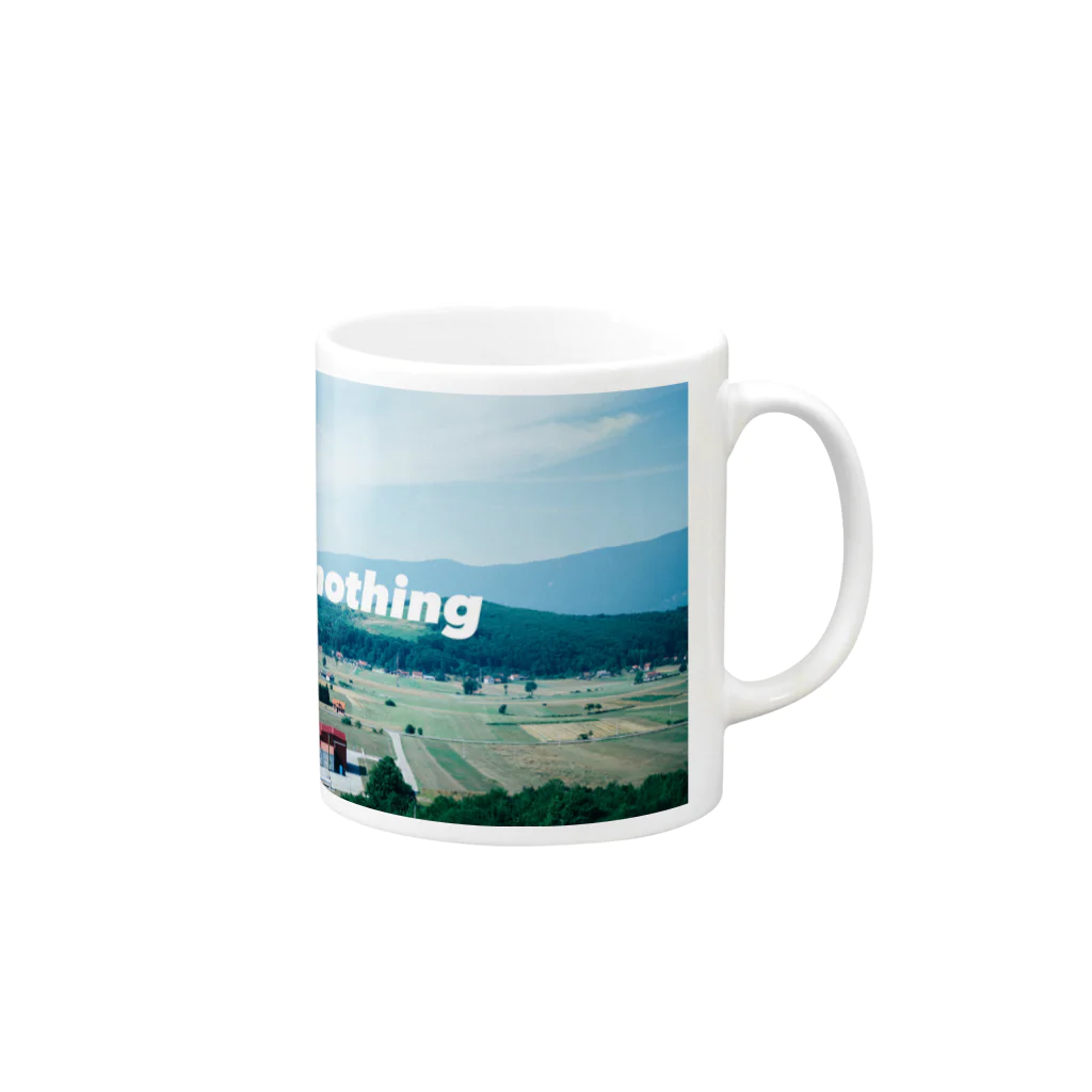 ムクロジのnothing Mug :right side of the handle