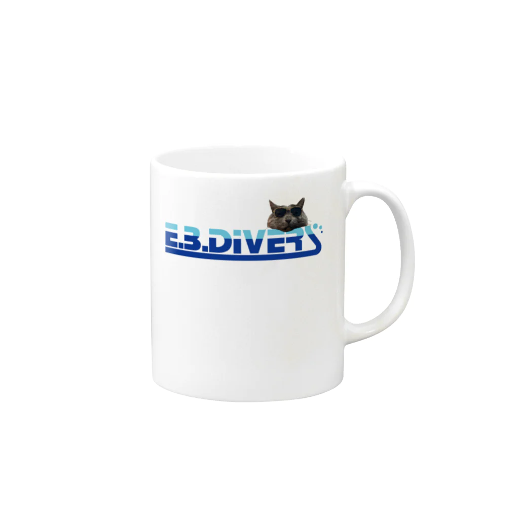 EBダイバーズのたぬきち2023 Mug :right side of the handle