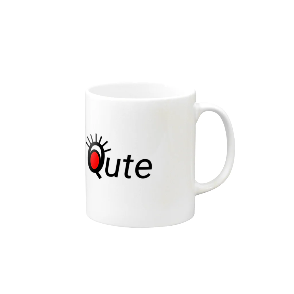 meQute(めきゅーと)のmeQute(めきゅーと) Mug :right side of the handle