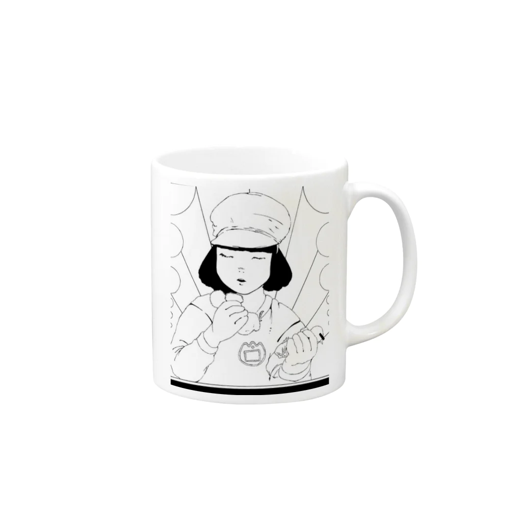 ゆかりんのひよことゆかりん Mug :right side of the handle