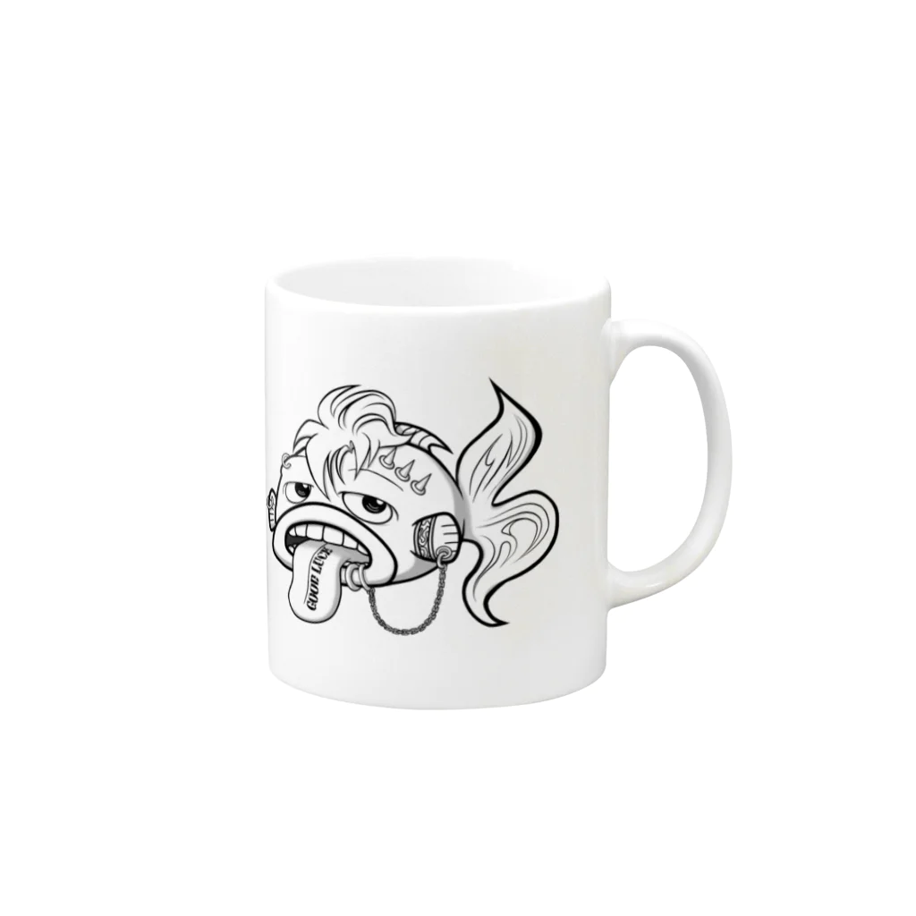 L.B.K.のFish Mug :right side of the handle