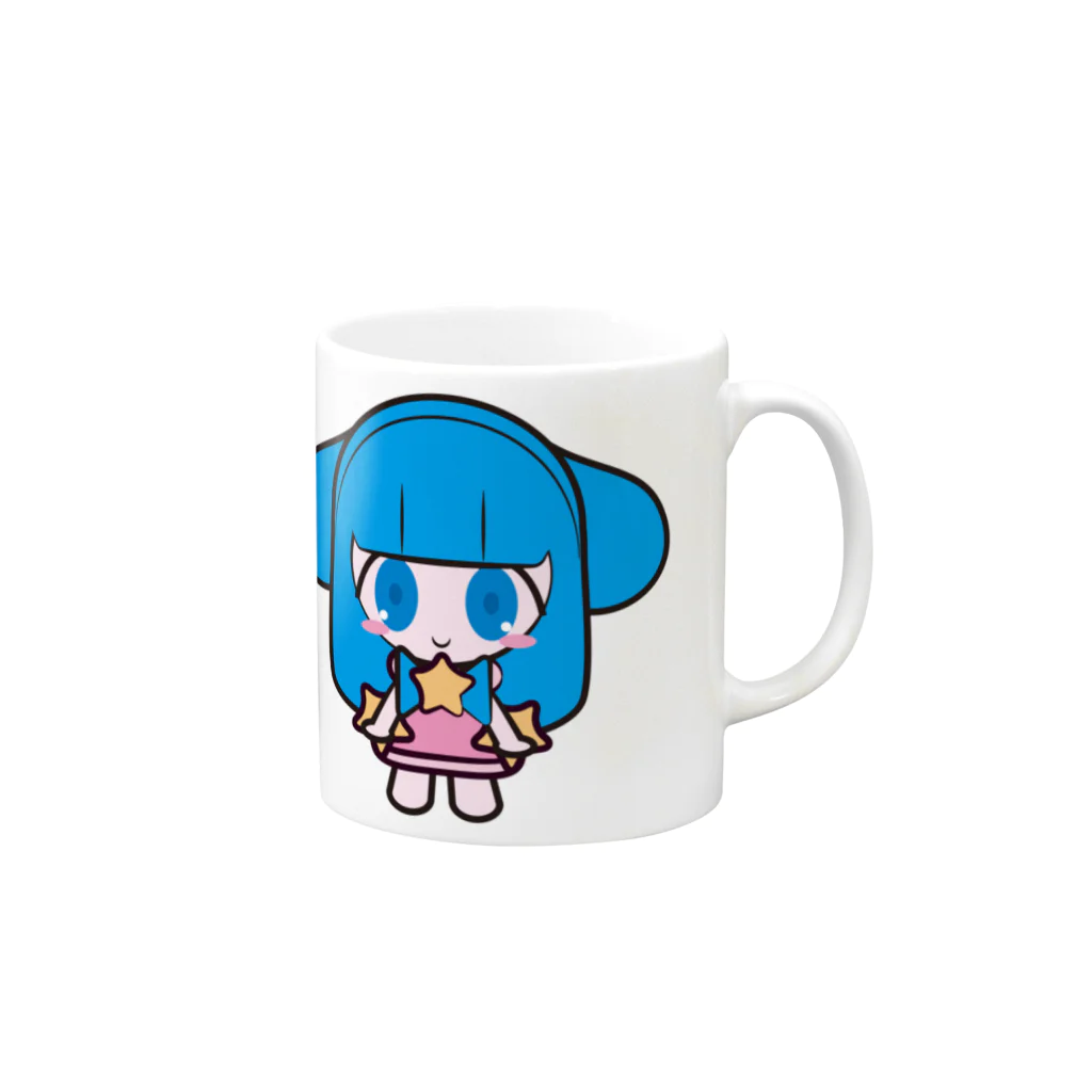 shochistoreのルーン（ベジェ） Mug :right side of the handle