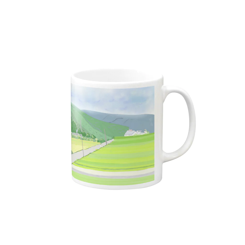 Meguuuのオクシズの風景 Mug :right side of the handle