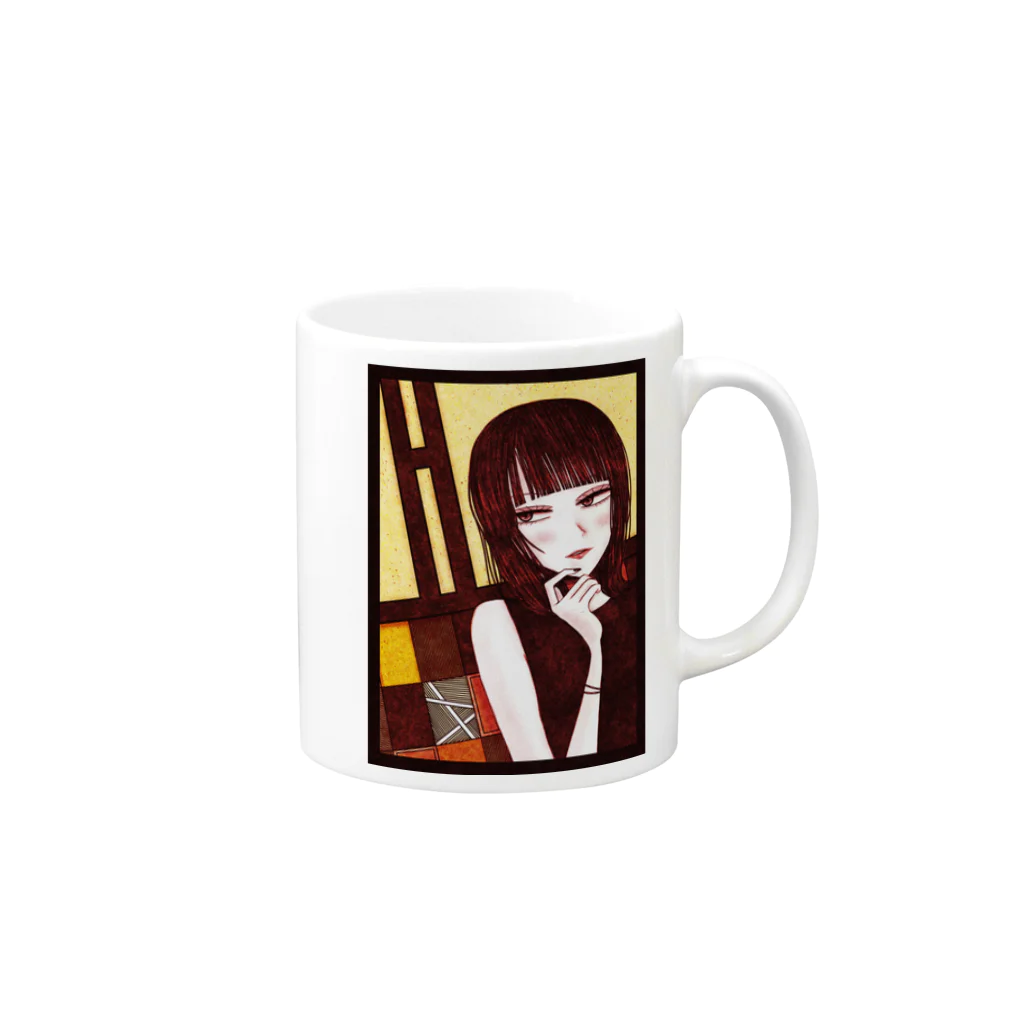 toryuの④ Mug :right side of the handle