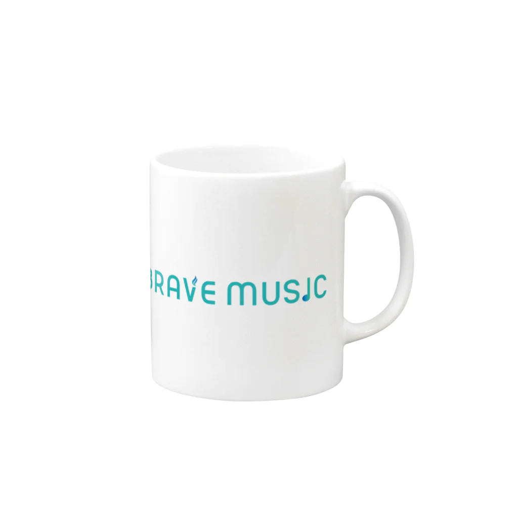 BRAVE MUSICのBRAVE MUSIC Mug :right side of the handle