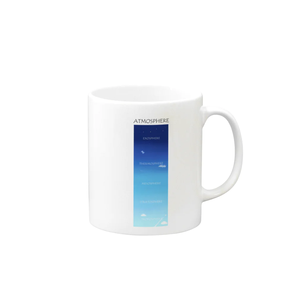 はぬの大気圏 Mug :right side of the handle