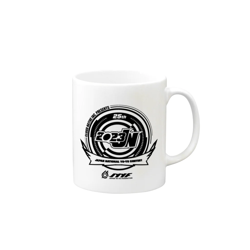 JYYFの2023JNロゴ-タイプB Mug :right side of the handle