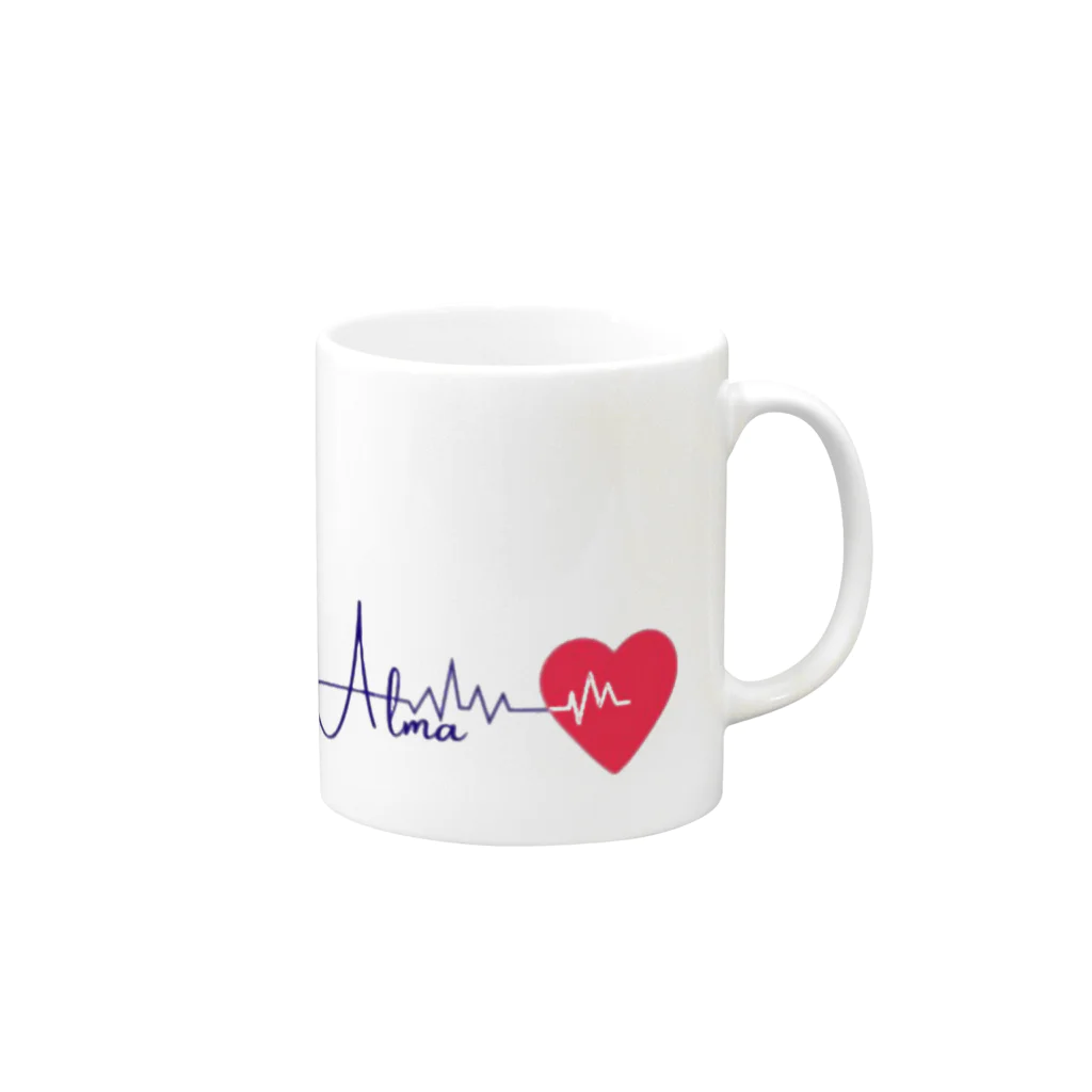 AlmaのAlma Mug :right side of the handle