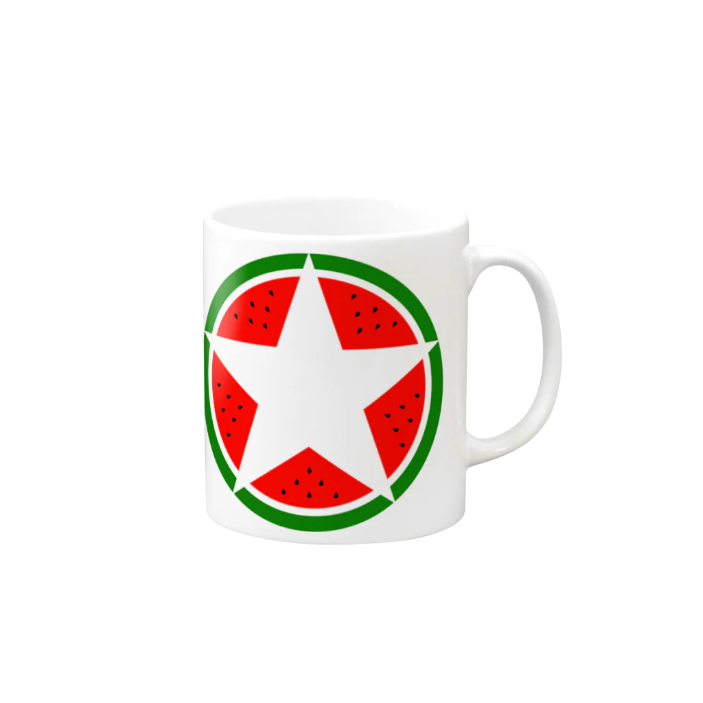 SuzutakaのSuica star Mug :right side of the handle