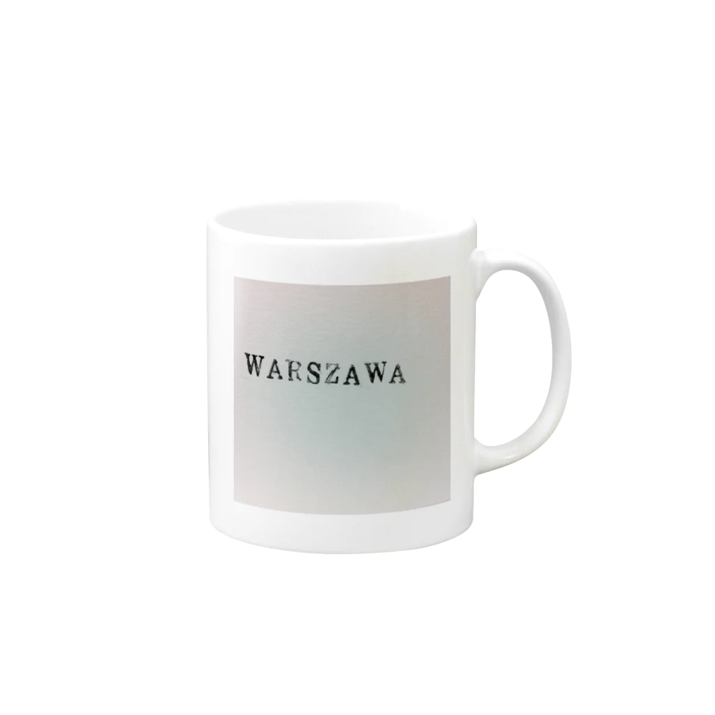 SHINYA AYAMAのｗａｒｓｚａｗａ マグカップの取っ手の右面