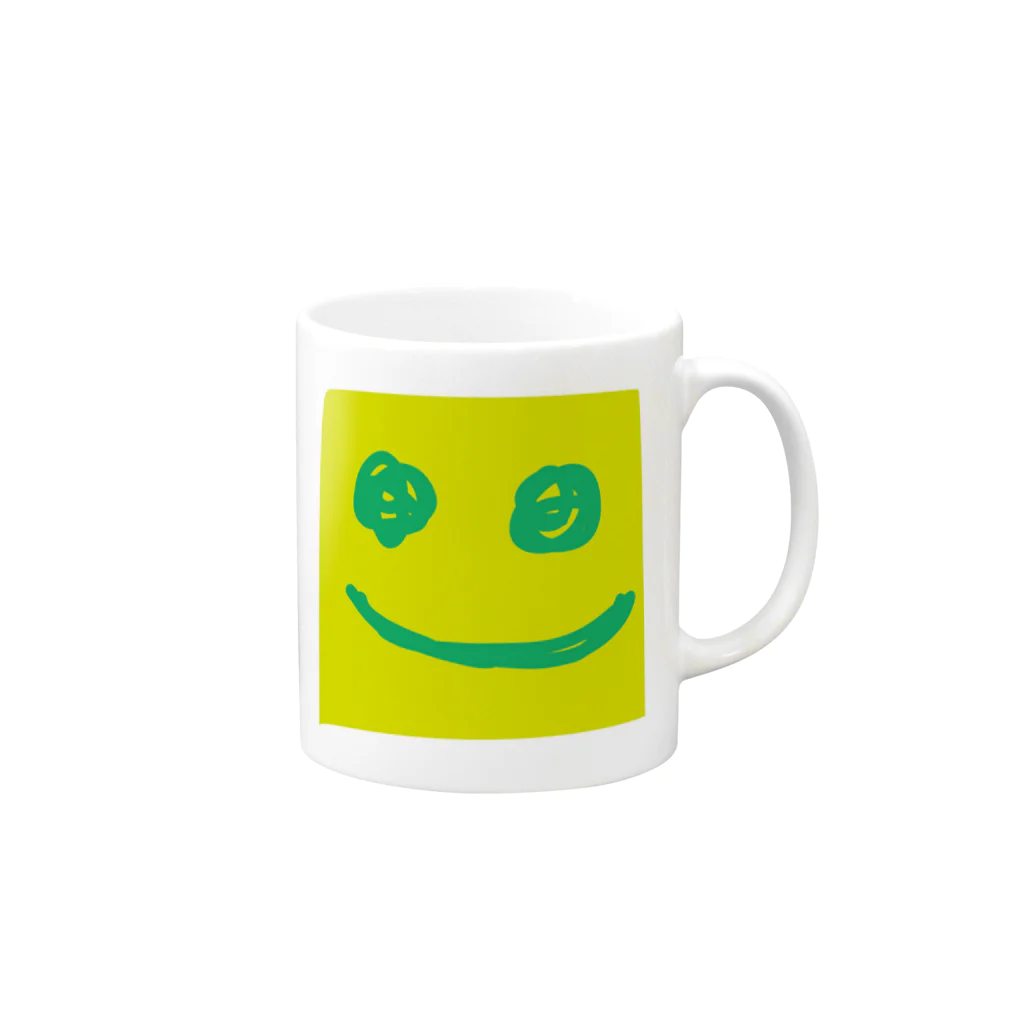 武神ますたーのGREENBOY Mug :right side of the handle