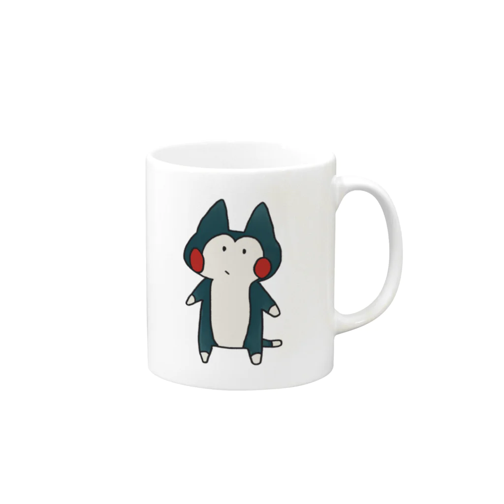 yozoraのこんたろうクラシック Mug :right side of the handle