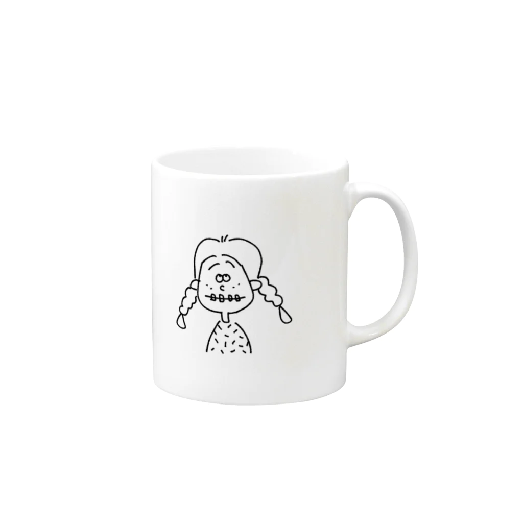 AM:200の矯正ちゃん Mug :right side of the handle